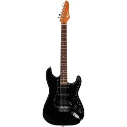 Redwood Standard S-Style RW RST HSS BLK - E-Gitarre