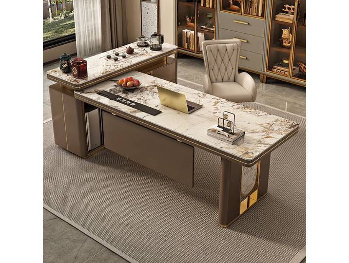 Bureau de salle minimaliste de luxe abordable, bureaux et postes de travail, bureaux d'ordinateur, meubles de table d'étude