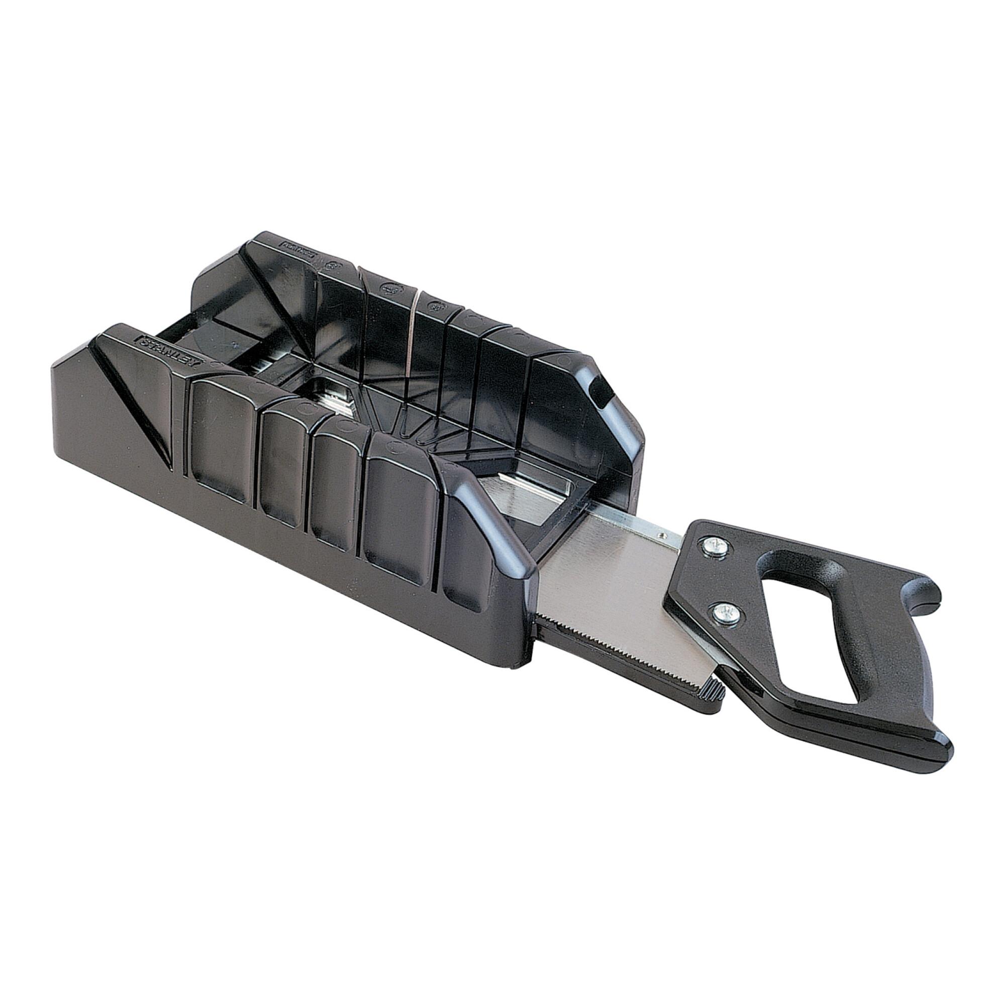 Stanley Gehrungslade PVC 350mm mit Rückensäge (1-19-800)