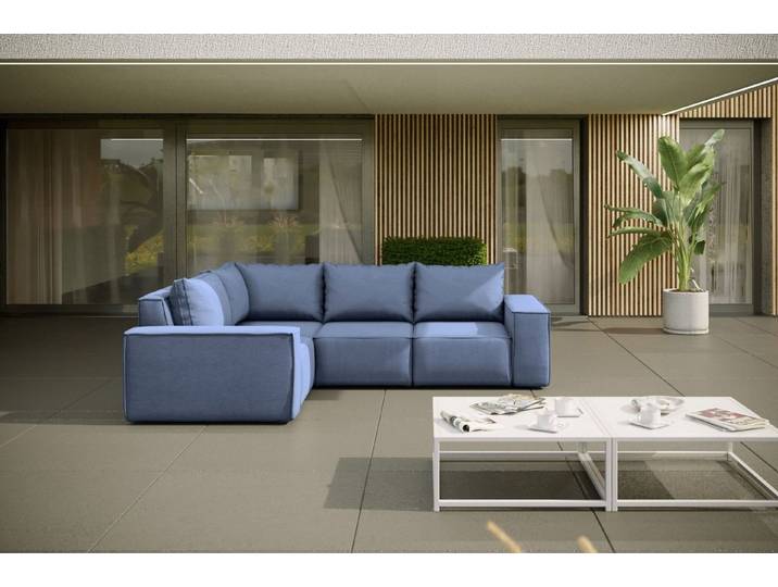 Fun Möbel Loungesofa Gartenmöbel Ecksofa GARDENT, wetterfester Stoff NXL