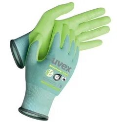 uvex Bamboo TwinFlex D uXT2 Schnittschutzhandschuh grün 6 - 6009306 - grün
