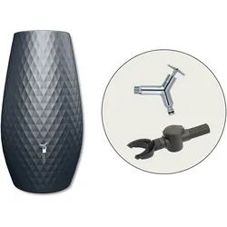 Garantia Triagon 2-in-1-Regenspeicher-Set - grau