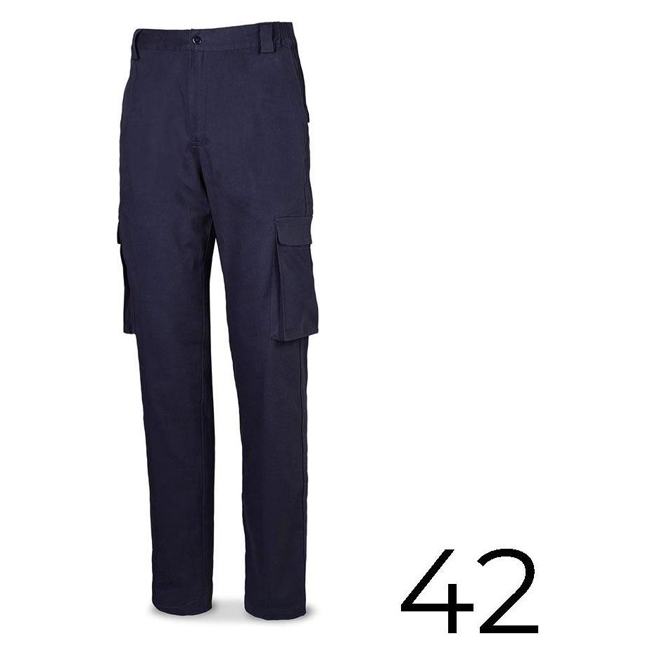 Marca Stretch pants 98% cotton 2% elastane 240g. navy blue size 42 588pbsam/42 (42) (45287539)