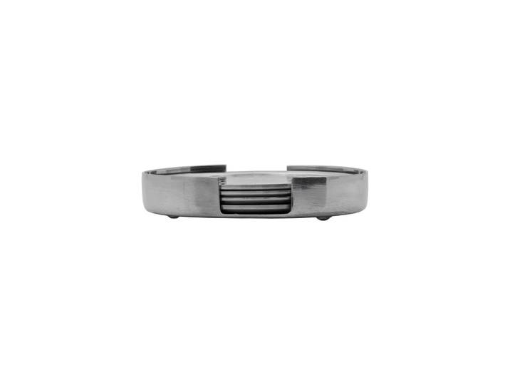 House Doctor - Coaster Glasuntersetzer, silber (5er-Set)
