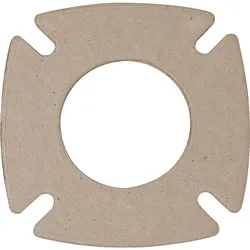 Flanschdichtung 156x156x5mm, Bohrung 81,5mm