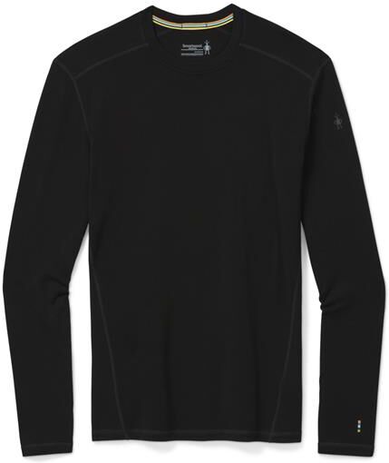 Smartwool Mens Thermal Merino Base Layer Crew, Black