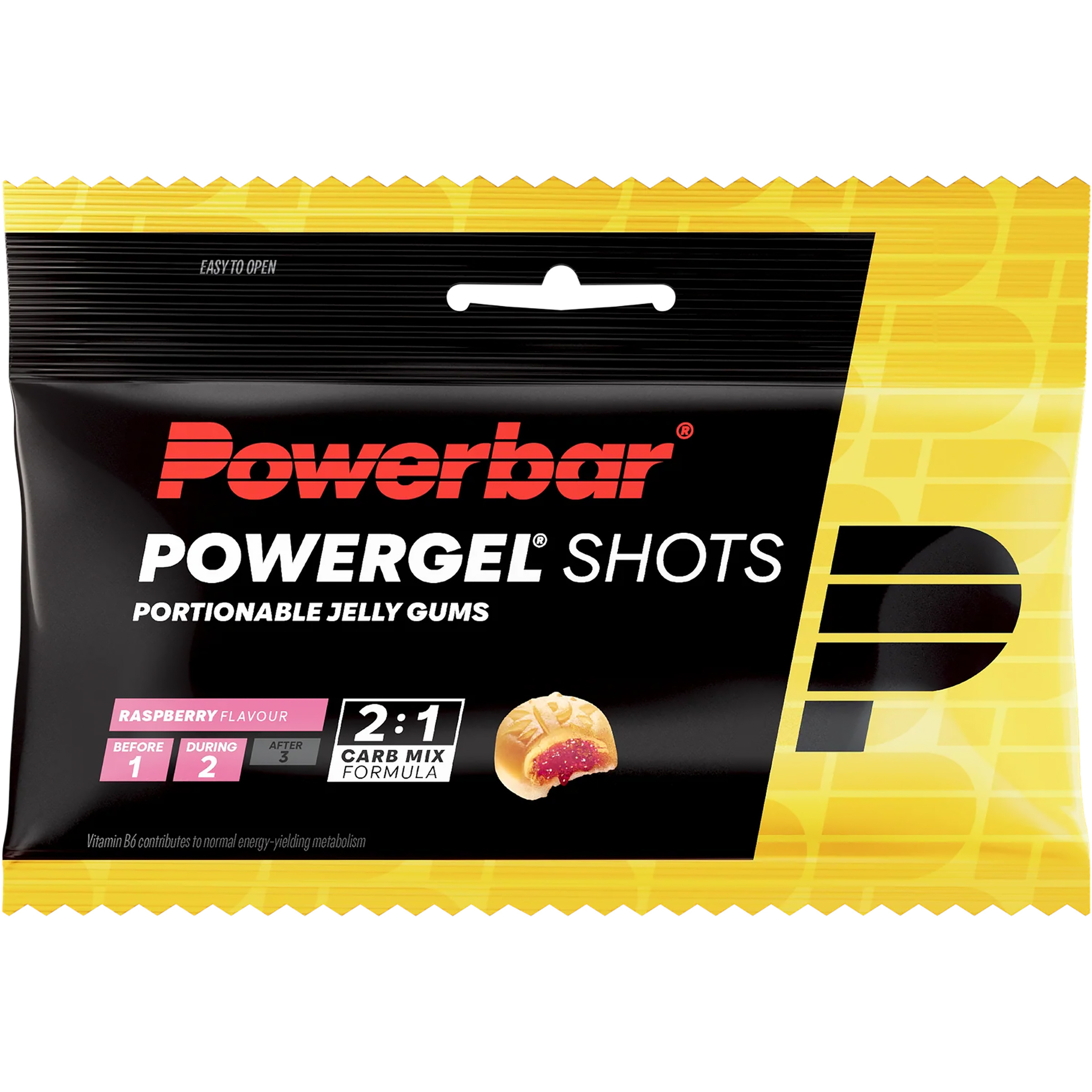 PowerBar PowerGel Shots Energie-Gel schwarz