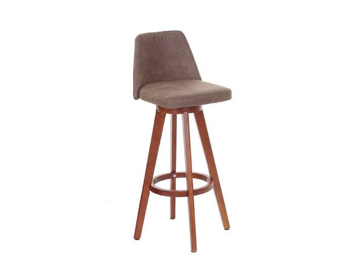 MCW Barhocker MCW-C43-t, Um 360° drehbar, Abgerundete Kanten, Bequeme Polsterung, Stabil