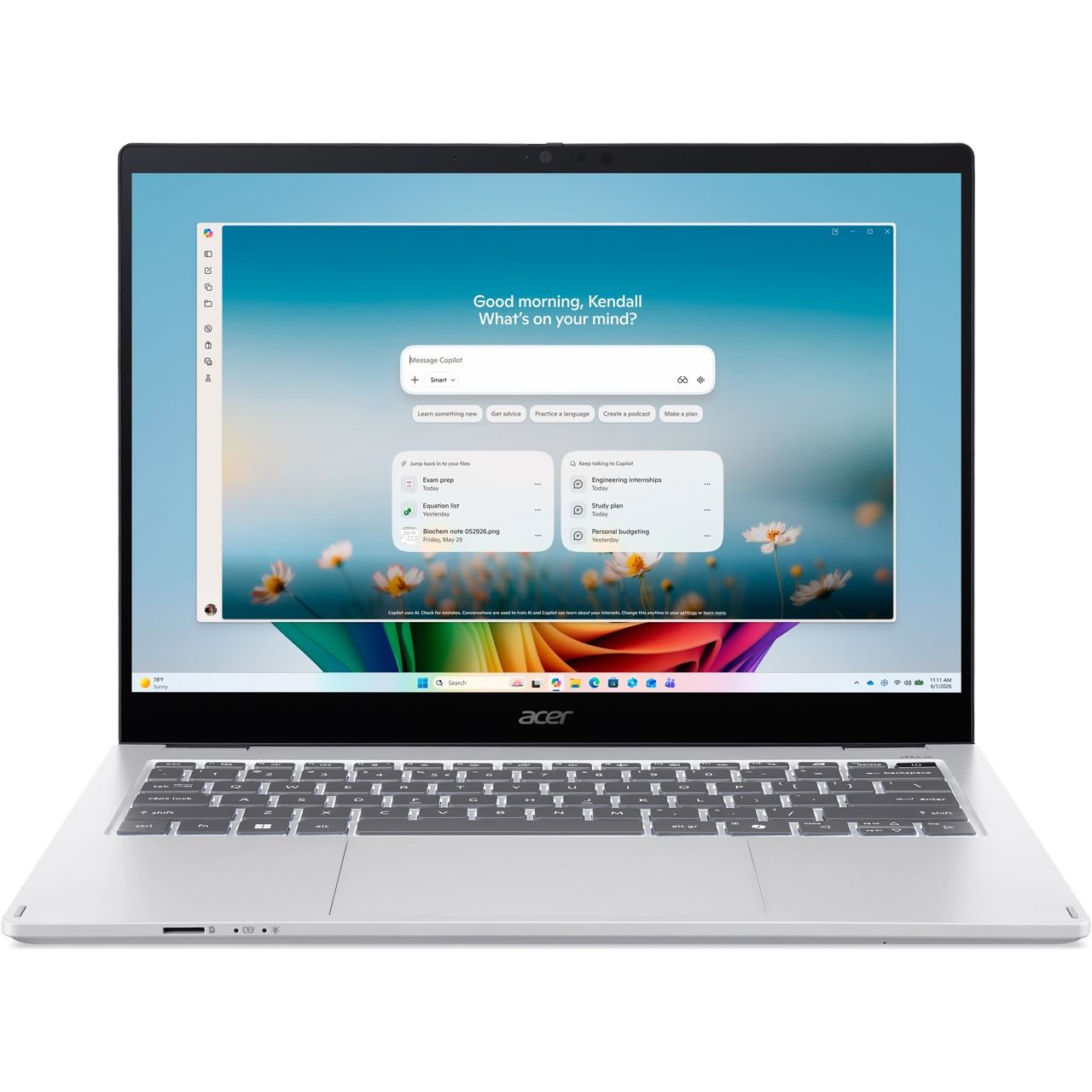 14" (35,56cm) Acer Consumer Swift Spin 14 U5-325 16/512 W11H