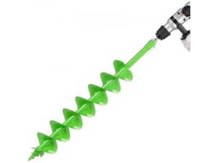 VEVOR Erdbohrer für Bohrmaschine, Ø 790x120 mm Gartenbohrer, kompatibel mit Bohrern mit 20 mm Innendurchmesser, Pfahlbohrer, Durchlässenbohrer, Grabungswerkzeug zum Pflanzen und Bohren