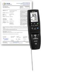 PCE Instruments PCE-IR 90-ICA Einstichthermometer kalibriert (ISO) Messbereich Temperatur -40 bis 300 °C Berührungslose IR-Messung, Kontaktmessung, mit Tauch-/