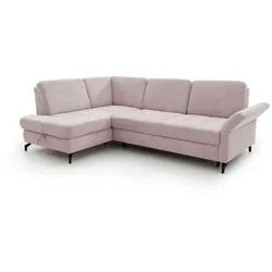 sit & more Ecksofa Westham Stoff Rosa Rose