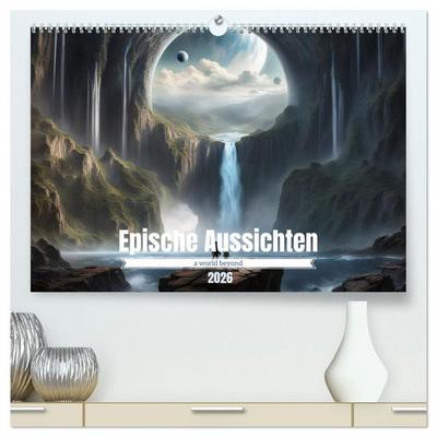 Epische Aussichten (hochwertiger Premium Wandkalender 2026 DIN A2 quer), Kunstdruck in Hochglanz
