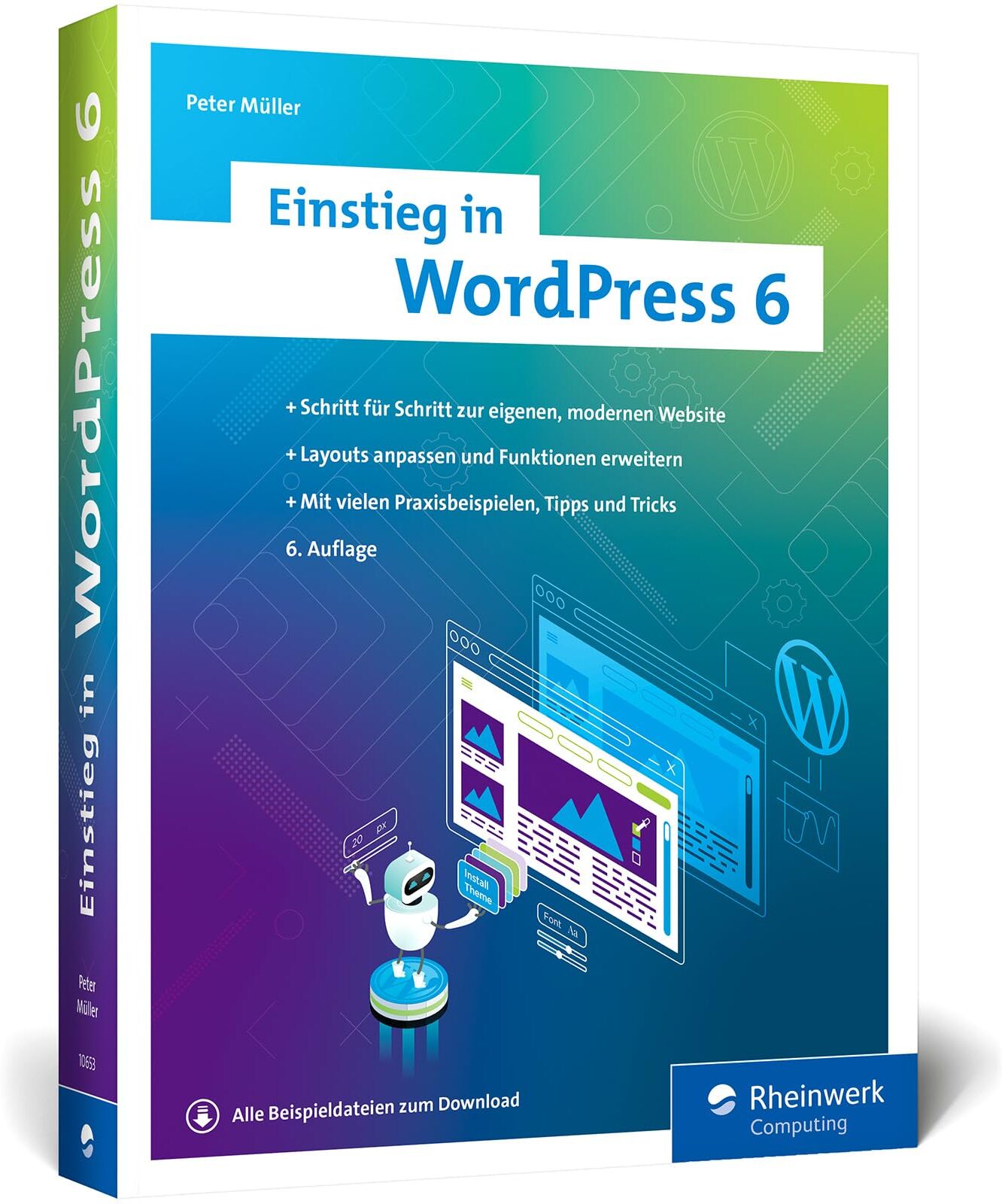 Peter Müller - Einstieg in WordPress 6: Lernen Sie, gute WordPress-Websites zu erstellen. Über 500 Seiten Praxis, Bilder und Schrittanleitungen – Ausgabe 2024 - Preis vom 30.09.2026 09:01:18 h