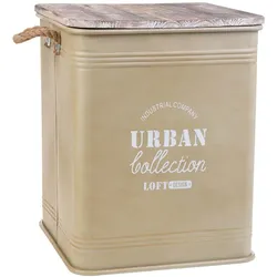 KORB aus Metall, beige, 41x52cm