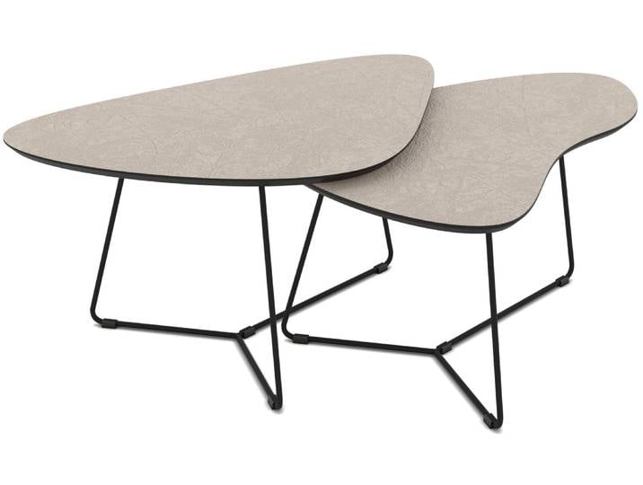 Z2 Couchtisch 2er-Set MASSA, Kaschmir, Holznachbildung