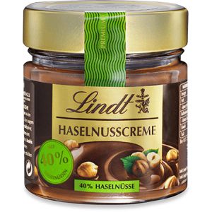 Lindt Schokocreme Haselnusscreme 40%, ohne Palmöl, 220 g