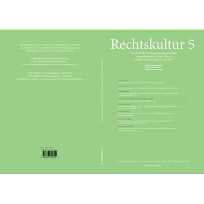 Rechtskultur 5, Taschenbuch von Antonio Sánchez Aranda, Edition Rechtskultur, 978-3-96374-031-2