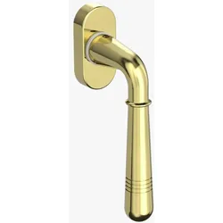 Griffwerk Fenstergriff FABIA Messing-Optik R 7x42mm