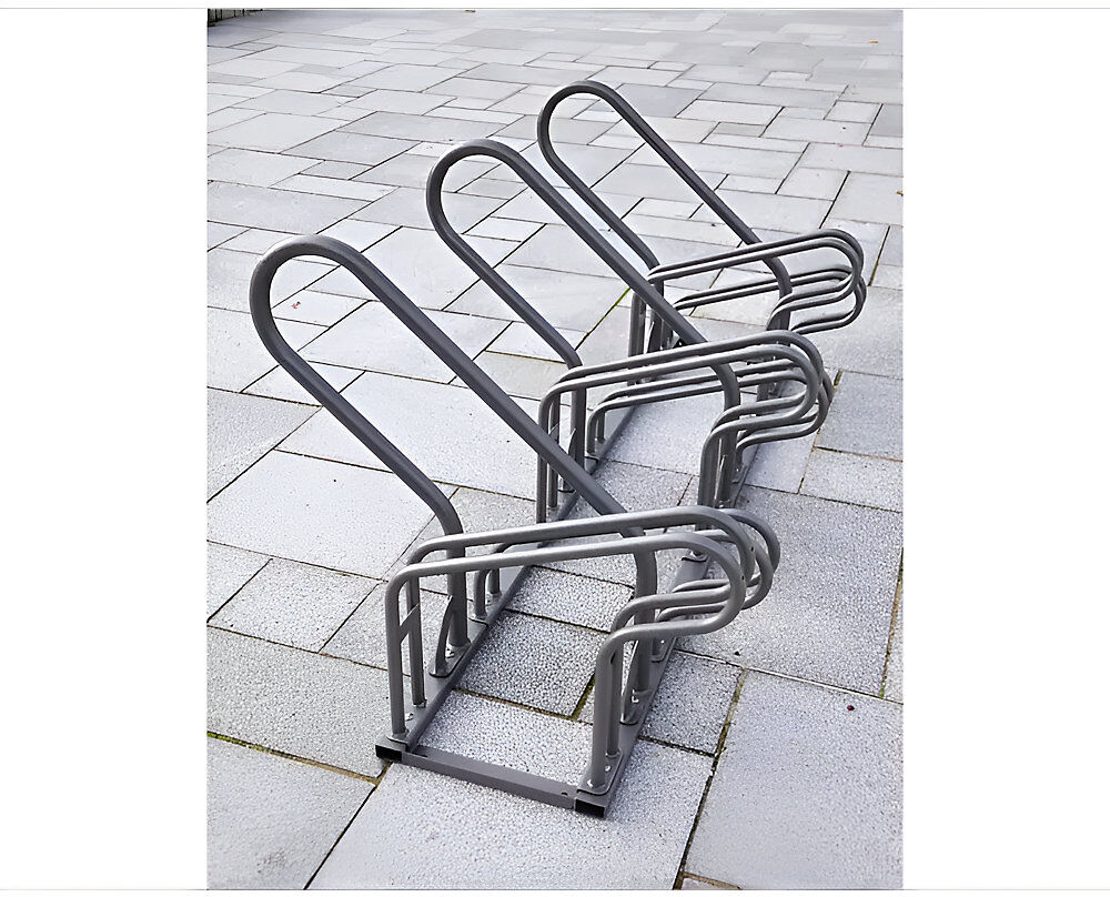 PROCITY Fahrradständer OPTIMUM, 6 Stellplätze, bereit zur Montage, feuerverzinkt
