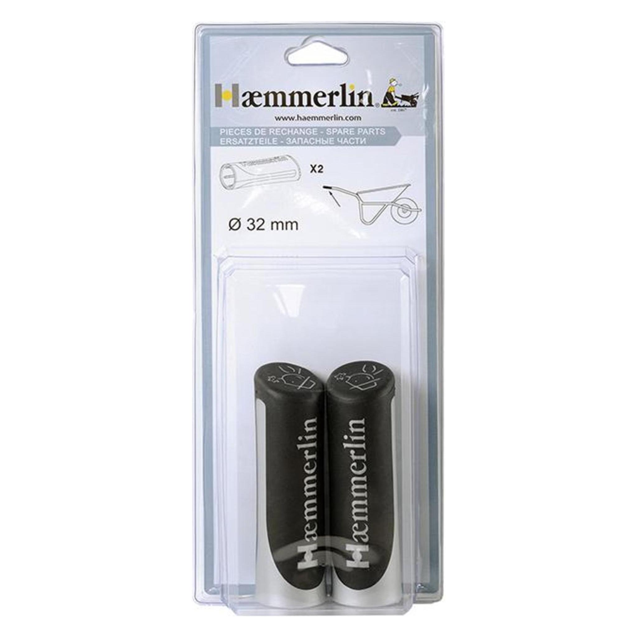 Magni Haemmerlin - Paire de poignées bi-matières diam. 32 mm Haemmerlin (3155030900213)