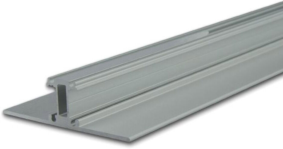 Isoled Led Leuchtenprofil 2side Aluminium Pulverbeschichtet Silber, 200cm