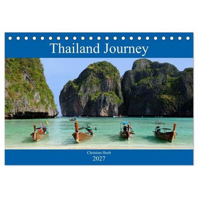Thailand Journey (Tischkalender 2027 DIN A5 quer), CALVENDO Monatskalender