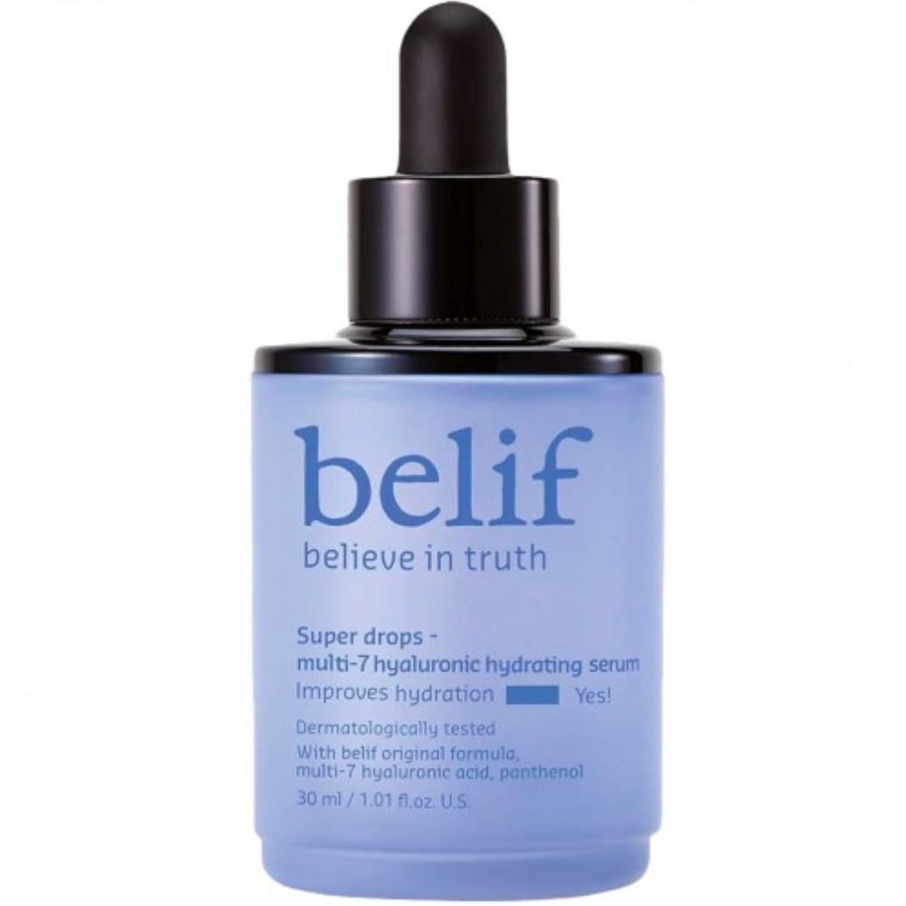 Belif Super Drops Multi-7 Hyaluronic Hydrating Serum for All Skin Types 30mL