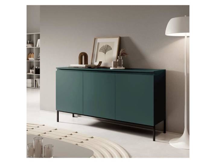 Selsey Bemmi - commode à trois portes 150 cm - Vert foncé