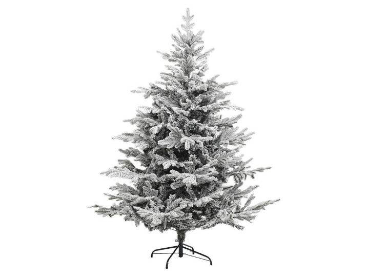 Künstlicher Weihnachtsbaum auf Metallständer, verschneit, 150 cm