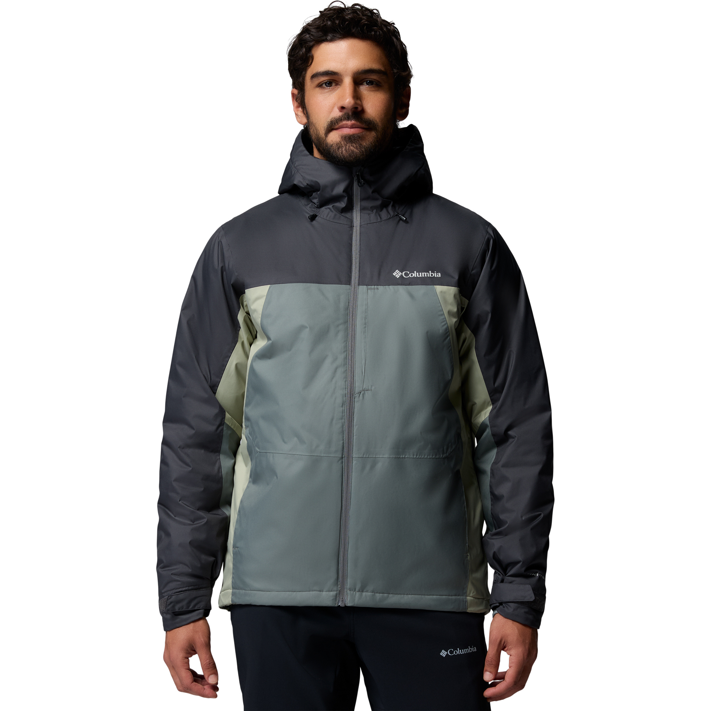 Columbia Inner Limits Insulated Herren Kunstfaserjacke grau Größe XXL Trekking Wasserdicht