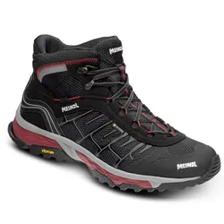 Meindl Herren Finale Mid GTX Wanderstiefel - 43 - schwarz/silber