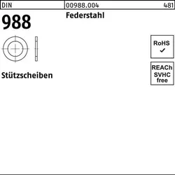 Stützscheibe DIN 988 3x 6x1 Federstahl 5000 Stück