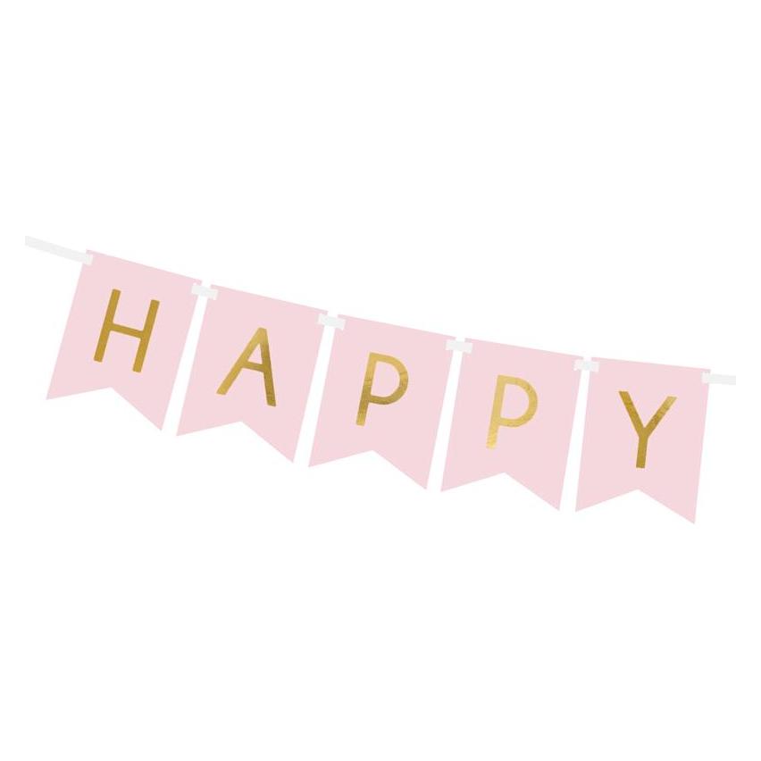 Partydeco Happy Birthday Buchstabenkette (1 Stk.) (GRL57-081J)