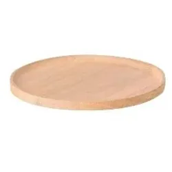 blomus Tablett Oku Ø 25 cm Holz Braun S (Small)