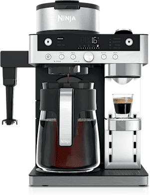 Machine à café filtre et capsules Ninja Prestige, mousseur intégré   CFN802EU   par SharkNinja