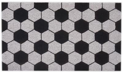 IH Casa Decor Coir Door Mat Soccer Print