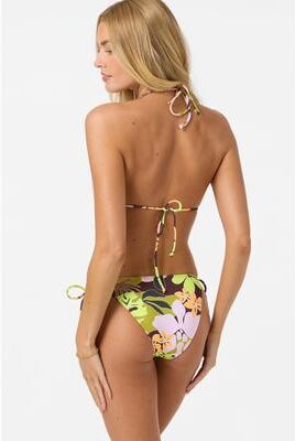 O'Neill s Leah Tropical Maracas Medium Bikini Bottoms, Size Large, Elastane/Polyamide