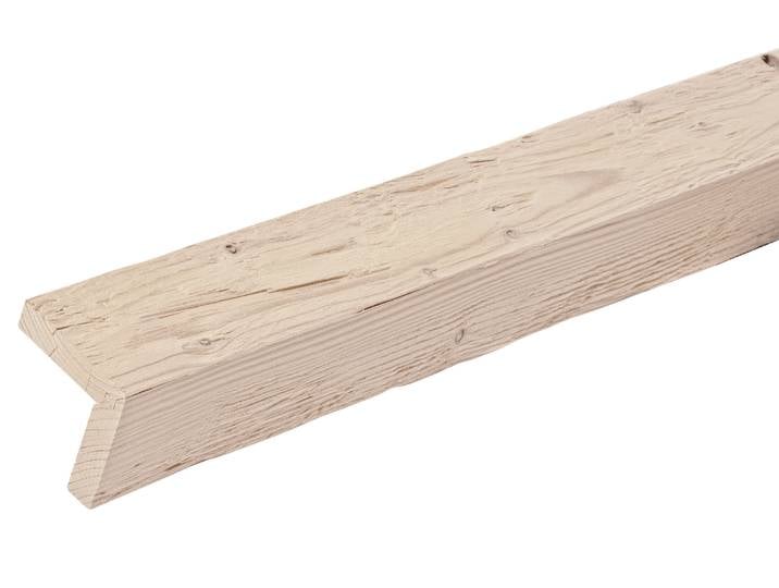 L-Abschlussleiste, Fichte natur gehackt, gebürstet, 70 x 70 mm