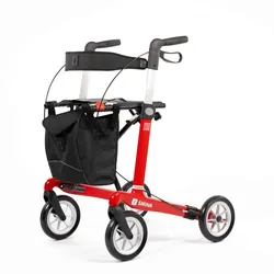 SMINA Carlbon Carbon Rollator Gr. M Racing Red