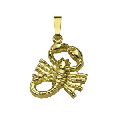 Kettenanhänger VIVANCE "585/- Gelbgold glanz", gelb, Schmuckanhänger, Damen, one-size, Gold, 0,7 g, Kettenanhänger