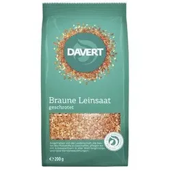 Leinsaat - geschrotet