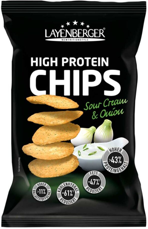 Layenberger High Protein Chips Sour Cream & Onion 75g