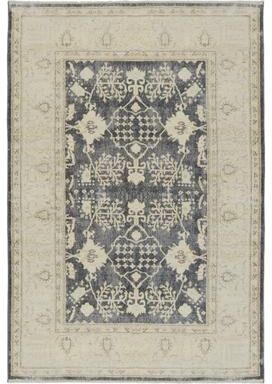 Juniper Home Leandra Medallion Navy/ Cream Area Rug