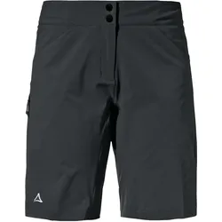 Schöffel, Damen, Velohosen, Shorts Danube (3XL, 46, XXL), Schwarz