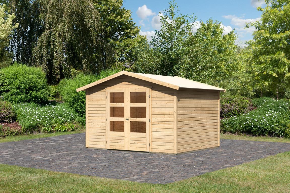 KARIBUHOLZT SH Amberg 5 natur 305x246x201 cm 16905347