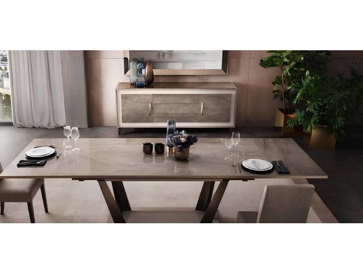 Xlmoebel Kommode Designer Low Board aus Holz im edlen Luxus-Design (Einzelartikel, 1 St., Designer Low Board), Made in Europa