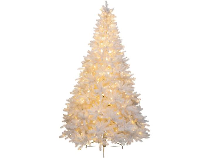 Künstlicher Weihnachtsbaum CREATIV LIGHT Weihnachtsdeko, künstlicher Christbaum, Tannenbaum , weiß, H:210cm, Kunststoff, Weihnachtsbäume, Künstlicher Weihnachtsbaum