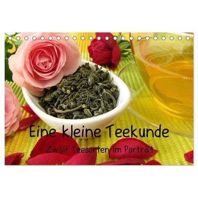 Eine kleine Teekunde - Zwölf Teesorten im Porträt (Tischkalender 2026 DIN A5 quer), CALVENDO Monatskalender