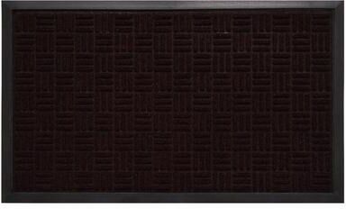 Sports Licensing Solutions 18 in. W X 30 in. L Brown Parquet Rubber Door Mat - 2' x 3'